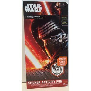 NEW Star Wars Sticker Activity Fun, from‎ The Force Awakens, Marker Crayons